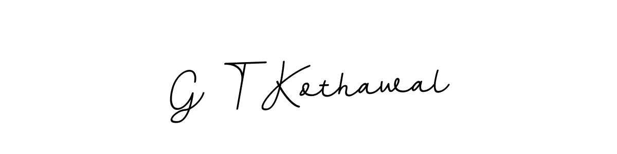 Design your own signature with our free online signature maker. With this signature software, you can create a handwritten (BallpointsItalic-DORy9) signature for name G T Kothawal. G T Kothawal signature style 11 images and pictures png