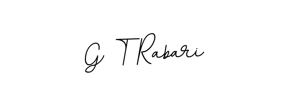 It looks lik you need a new signature style for name G T Rabari. Design unique handwritten (BallpointsItalic-DORy9) signature with our free signature maker in just a few clicks. G T Rabari signature style 11 images and pictures png