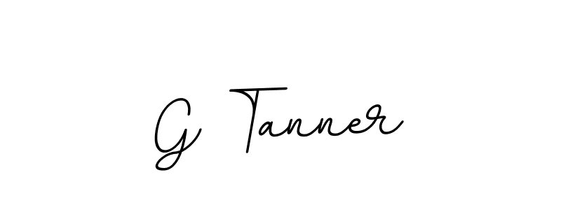 How to make G Tanner name signature. Use BallpointsItalic-DORy9 style for creating short signs online. This is the latest handwritten sign. G Tanner signature style 11 images and pictures png