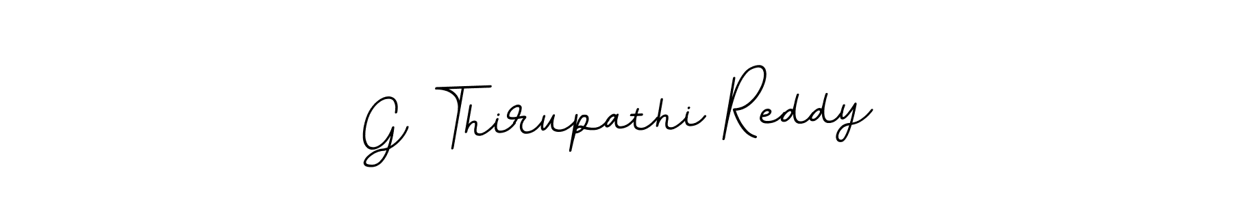 How to make G Thirupathi Reddy signature? BallpointsItalic-DORy9 is a professional autograph style. Create handwritten signature for G Thirupathi Reddy name. G Thirupathi Reddy signature style 11 images and pictures png