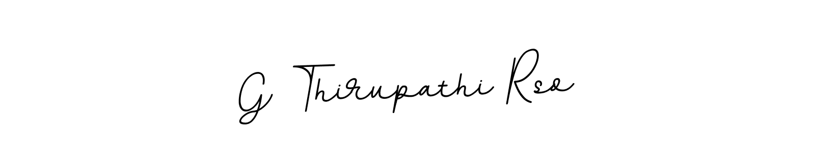 Design your own signature with our free online signature maker. With this signature software, you can create a handwritten (BallpointsItalic-DORy9) signature for name G Thirupathi Rso. G Thirupathi Rso signature style 11 images and pictures png