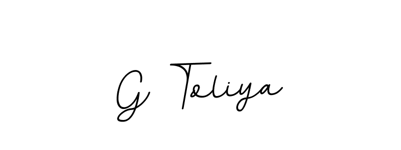 It looks lik you need a new signature style for name G Toliya. Design unique handwritten (BallpointsItalic-DORy9) signature with our free signature maker in just a few clicks. G Toliya signature style 11 images and pictures png