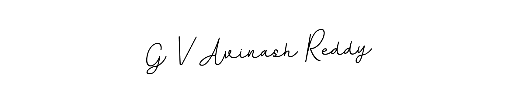 G V Avinash Reddy stylish signature style. Best Handwritten Sign (BallpointsItalic-DORy9) for my name. Handwritten Signature Collection Ideas for my name G V Avinash Reddy. G V Avinash Reddy signature style 11 images and pictures png