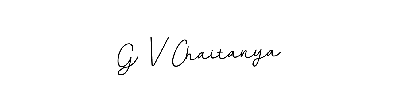 How to make G V Chaitanya signature? BallpointsItalic-DORy9 is a professional autograph style. Create handwritten signature for G V Chaitanya name. G V Chaitanya signature style 11 images and pictures png