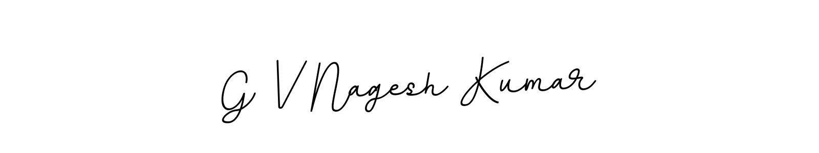 This is the best signature style for the G V Nagesh Kumar name. Also you like these signature font (BallpointsItalic-DORy9). Mix name signature. G V Nagesh Kumar signature style 11 images and pictures png