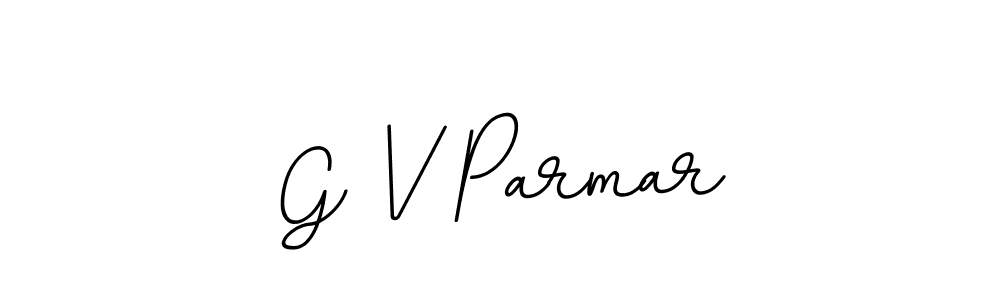 if you are searching for the best signature style for your name G V Parmar. so please give up your signature search. here we have designed multiple signature styles  using BallpointsItalic-DORy9. G V Parmar signature style 11 images and pictures png