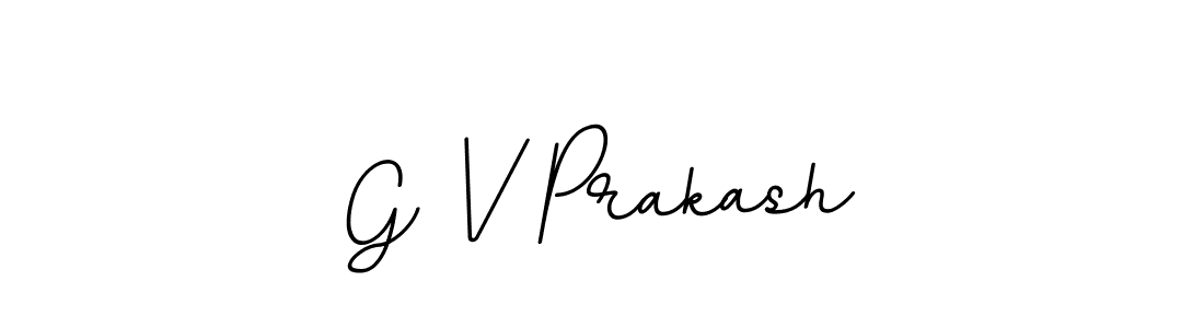 G V Prakash stylish signature style. Best Handwritten Sign (BallpointsItalic-DORy9) for my name. Handwritten Signature Collection Ideas for my name G V Prakash. G V Prakash signature style 11 images and pictures png