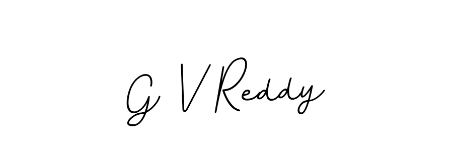 How to make G V Reddy name signature. Use BallpointsItalic-DORy9 style for creating short signs online. This is the latest handwritten sign. G V Reddy signature style 11 images and pictures png