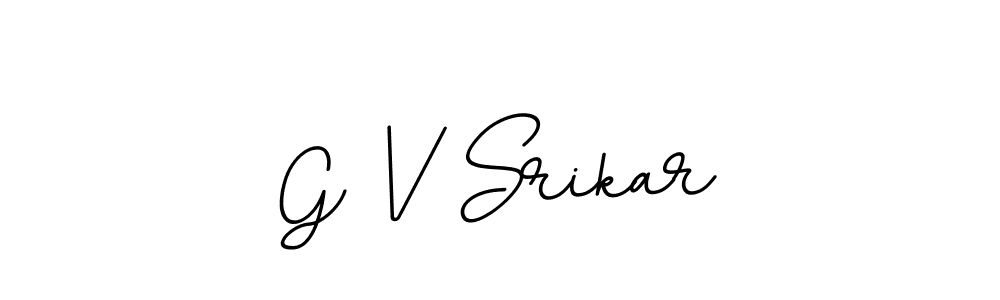 It looks lik you need a new signature style for name G V Srikar. Design unique handwritten (BallpointsItalic-DORy9) signature with our free signature maker in just a few clicks. G V Srikar signature style 11 images and pictures png