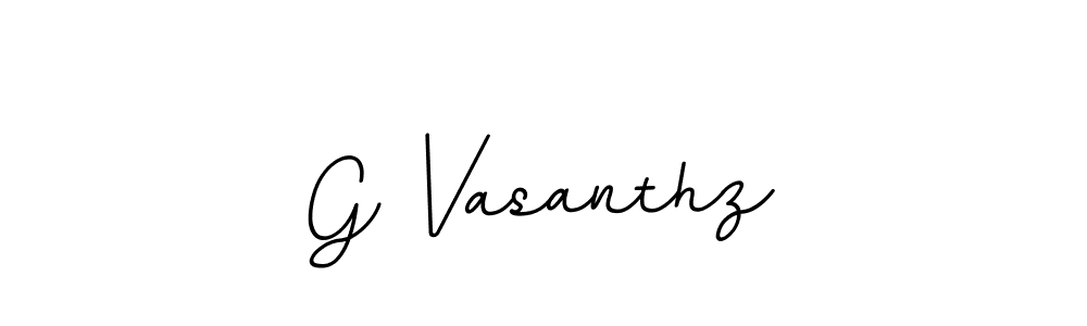 Make a beautiful signature design for name G Vasanthz. With this signature (BallpointsItalic-DORy9) style, you can create a handwritten signature for free. G Vasanthz signature style 11 images and pictures png