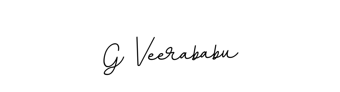 Also we have G Veerababu name is the best signature style. Create professional handwritten signature collection using BallpointsItalic-DORy9 autograph style. G Veerababu signature style 11 images and pictures png