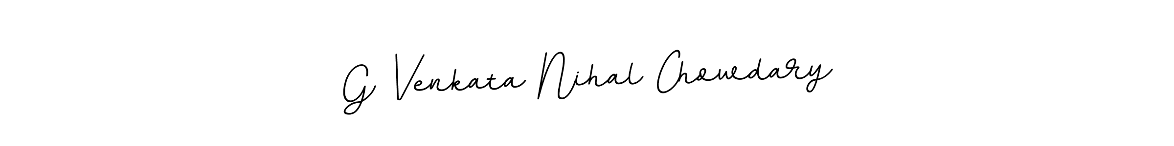 BallpointsItalic-DORy9 is a professional signature style that is perfect for those who want to add a touch of class to their signature. It is also a great choice for those who want to make their signature more unique. Get G Venkata Nihal Chowdary name to fancy signature for free. G Venkata Nihal Chowdary signature style 11 images and pictures png