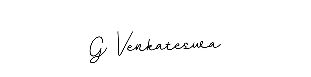 Create a beautiful signature design for name G Venkateswa. With this signature (BallpointsItalic-DORy9) fonts, you can make a handwritten signature for free. G Venkateswa signature style 11 images and pictures png