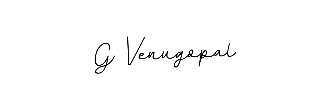 Create a beautiful signature design for name G Venugopal. With this signature (BallpointsItalic-DORy9) fonts, you can make a handwritten signature for free. G Venugopal signature style 11 images and pictures png