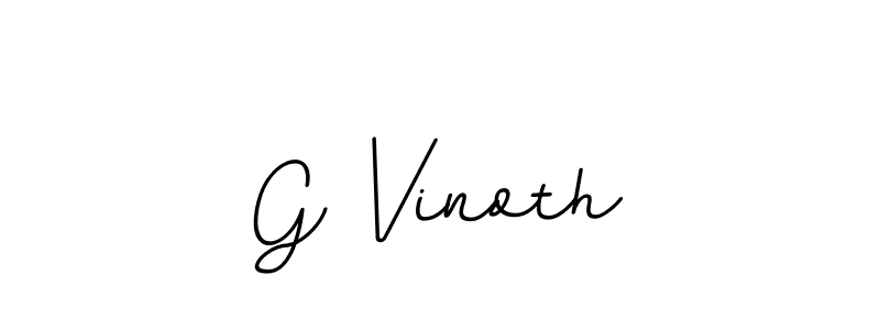 You should practise on your own different ways (BallpointsItalic-DORy9) to write your name (G Vinoth) in signature. don't let someone else do it for you. G Vinoth signature style 11 images and pictures png