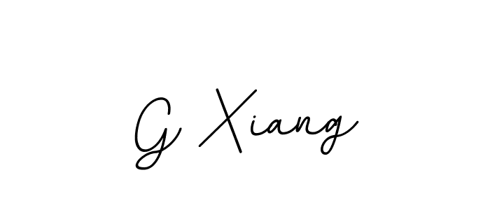 You should practise on your own different ways (BallpointsItalic-DORy9) to write your name (G Xiang) in signature. don't let someone else do it for you. G Xiang signature style 11 images and pictures png