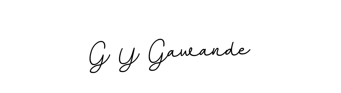 Make a beautiful signature design for name G Y Gawande. Use this online signature maker to create a handwritten signature for free. G Y Gawande signature style 11 images and pictures png