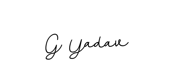 G Yadav stylish signature style. Best Handwritten Sign (BallpointsItalic-DORy9) for my name. Handwritten Signature Collection Ideas for my name G Yadav. G Yadav signature style 11 images and pictures png