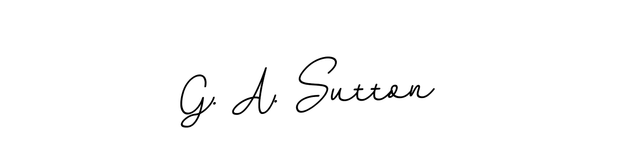 G. A. Sutton stylish signature style. Best Handwritten Sign (BallpointsItalic-DORy9) for my name. Handwritten Signature Collection Ideas for my name G. A. Sutton. G. A. Sutton signature style 11 images and pictures png