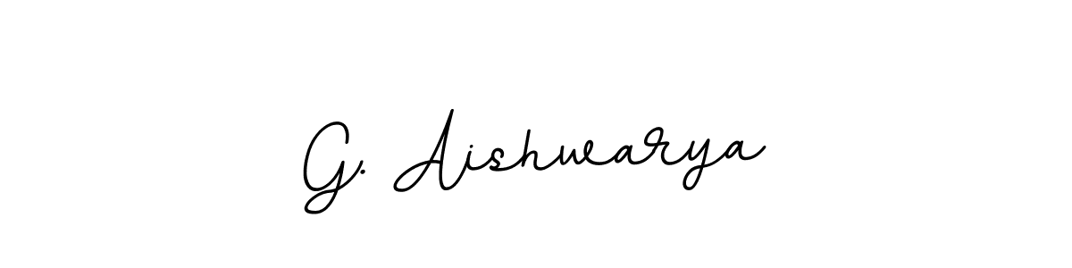 You should practise on your own different ways (BallpointsItalic-DORy9) to write your name (G. Aishwarya) in signature. don't let someone else do it for you. G. Aishwarya signature style 11 images and pictures png