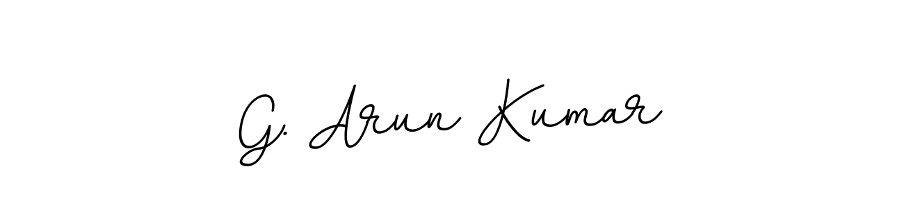 Make a beautiful signature design for name G. Arun Kumar. With this signature (BallpointsItalic-DORy9) style, you can create a handwritten signature for free. G. Arun Kumar signature style 11 images and pictures png