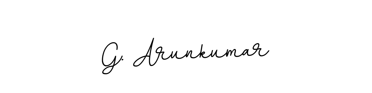 You should practise on your own different ways (BallpointsItalic-DORy9) to write your name (G. Arunkumar) in signature. don't let someone else do it for you. G. Arunkumar signature style 11 images and pictures png