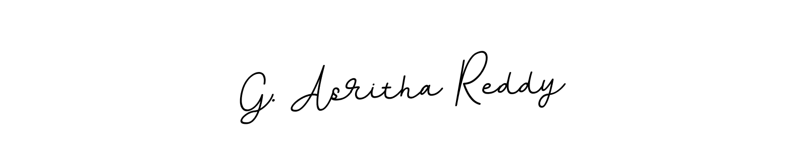 Also You can easily find your signature by using the search form. We will create G. Asritha Reddy name handwritten signature images for you free of cost using BallpointsItalic-DORy9 sign style. G. Asritha Reddy signature style 11 images and pictures png