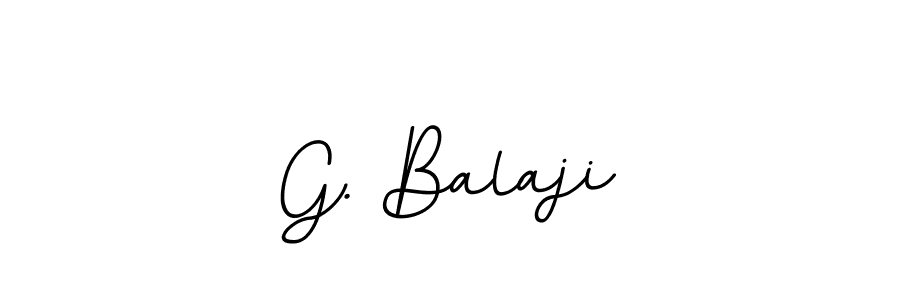 Use a signature maker to create a handwritten signature online. With this signature software, you can design (BallpointsItalic-DORy9) your own signature for name G. Balaji. G. Balaji signature style 11 images and pictures png