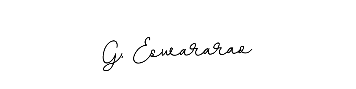 Make a beautiful signature design for name G. Eswararao. With this signature (BallpointsItalic-DORy9) style, you can create a handwritten signature for free. G. Eswararao signature style 11 images and pictures png