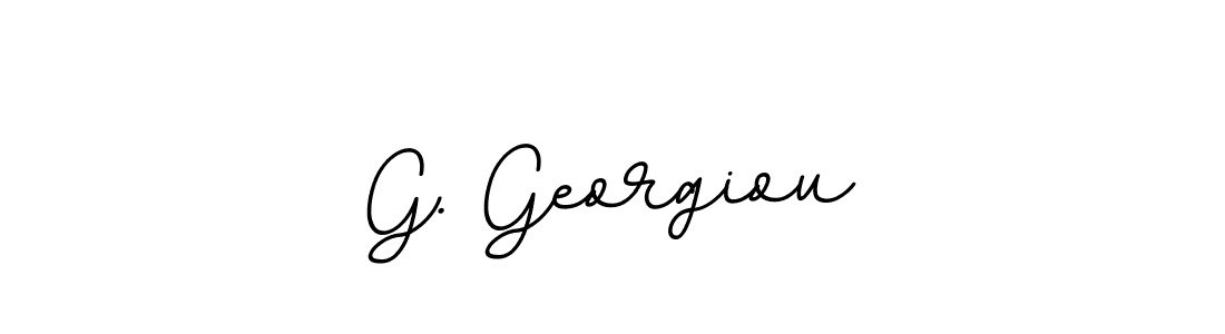 G. Georgiou stylish signature style. Best Handwritten Sign (BallpointsItalic-DORy9) for my name. Handwritten Signature Collection Ideas for my name G. Georgiou. G. Georgiou signature style 11 images and pictures png