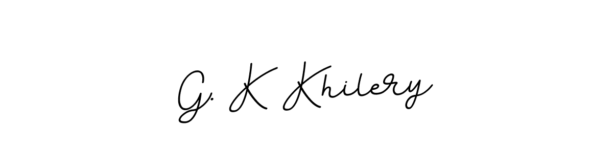 G. K Khilery stylish signature style. Best Handwritten Sign (BallpointsItalic-DORy9) for my name. Handwritten Signature Collection Ideas for my name G. K Khilery. G. K Khilery signature style 11 images and pictures png