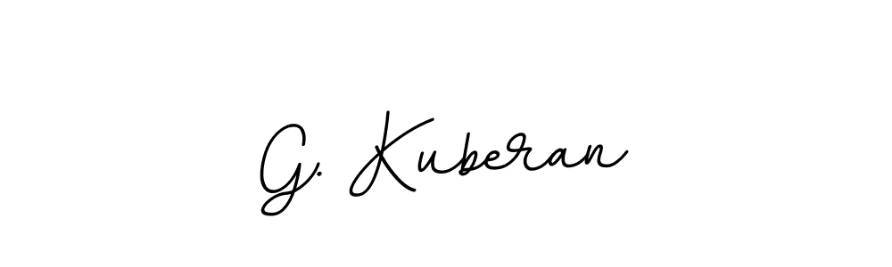 The best way (BallpointsItalic-DORy9) to make a short signature is to pick only two or three words in your name. The name G. Kuberan include a total of six letters. For converting this name. G. Kuberan signature style 11 images and pictures png