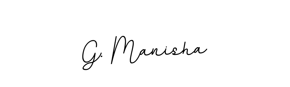 if you are searching for the best signature style for your name G. Manisha. so please give up your signature search. here we have designed multiple signature styles  using BallpointsItalic-DORy9. G. Manisha signature style 11 images and pictures png