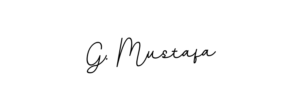 Make a beautiful signature design for name G. Mustafa. With this signature (BallpointsItalic-DORy9) style, you can create a handwritten signature for free. G. Mustafa signature style 11 images and pictures png