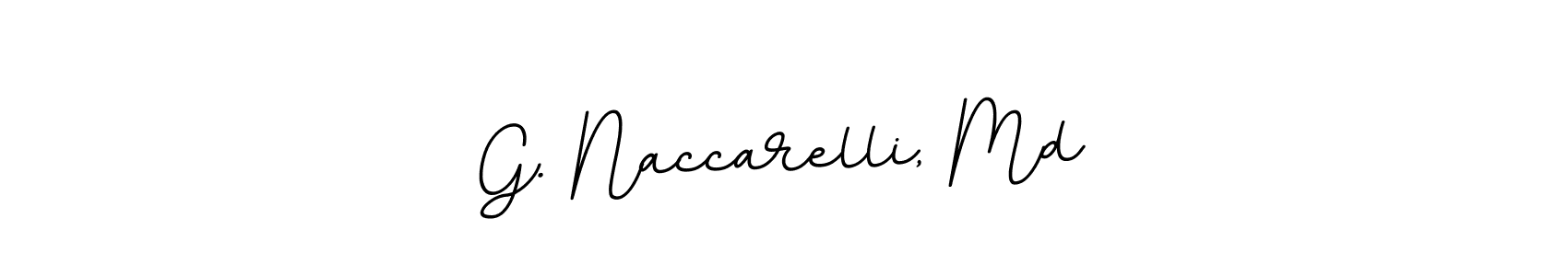 The best way (BallpointsItalic-DORy9) to make a short signature is to pick only two or three words in your name. The name G. Naccarelli, Md include a total of six letters. For converting this name. G. Naccarelli, Md signature style 11 images and pictures png