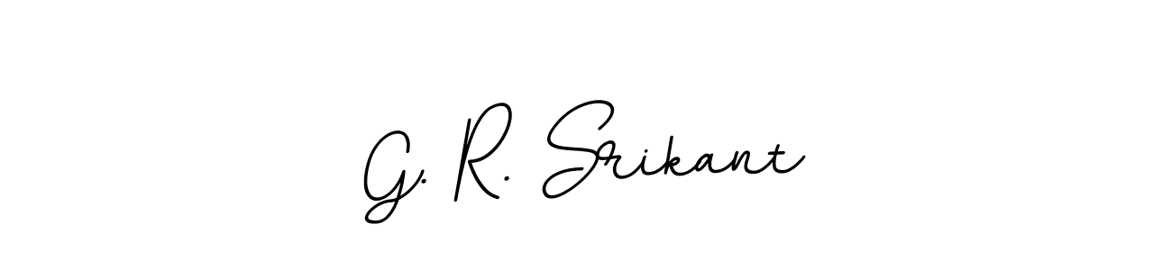 How to make G. R. Srikant signature? BallpointsItalic-DORy9 is a professional autograph style. Create handwritten signature for G. R. Srikant name. G. R. Srikant signature style 11 images and pictures png
