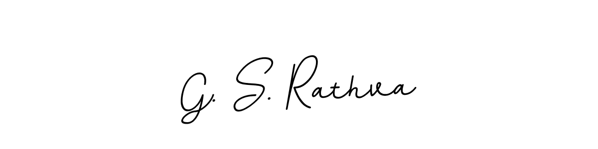 Create a beautiful signature design for name G. S. Rathva. With this signature (BallpointsItalic-DORy9) fonts, you can make a handwritten signature for free. G. S. Rathva signature style 11 images and pictures png