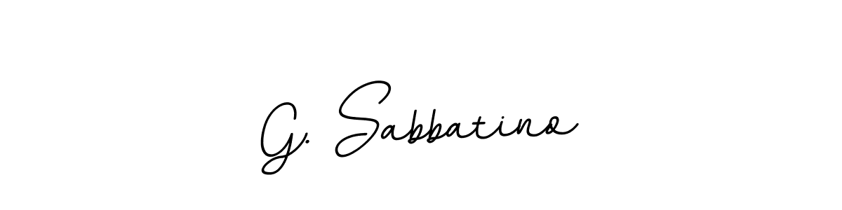 G. Sabbatino stylish signature style. Best Handwritten Sign (BallpointsItalic-DORy9) for my name. Handwritten Signature Collection Ideas for my name G. Sabbatino. G. Sabbatino signature style 11 images and pictures png