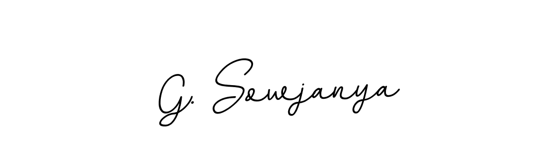 G. Sowjanya stylish signature style. Best Handwritten Sign (BallpointsItalic-DORy9) for my name. Handwritten Signature Collection Ideas for my name G. Sowjanya. G. Sowjanya signature style 11 images and pictures png