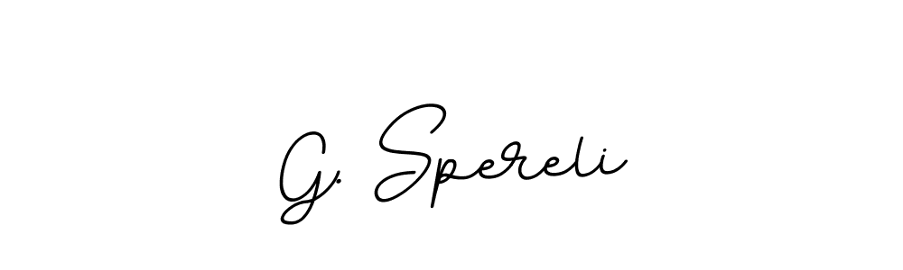 Also You can easily find your signature by using the search form. We will create G. Spereli name handwritten signature images for you free of cost using BallpointsItalic-DORy9 sign style. G. Spereli signature style 11 images and pictures png
