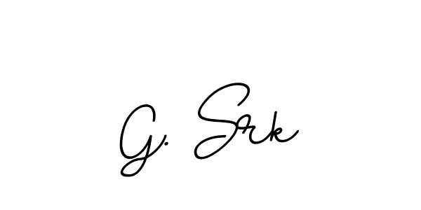 How to make G. Srk signature? BallpointsItalic-DORy9 is a professional autograph style. Create handwritten signature for G. Srk name. G. Srk signature style 11 images and pictures png