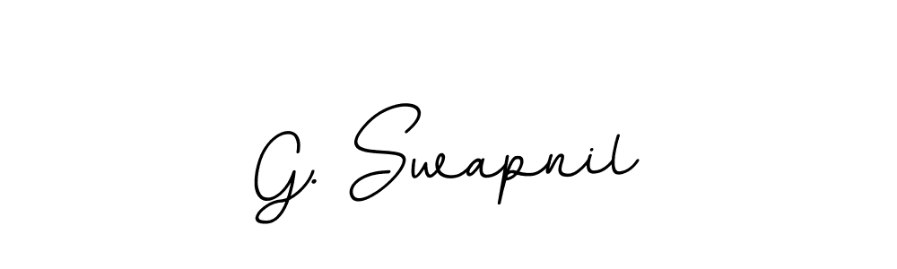 G. Swapnil stylish signature style. Best Handwritten Sign (BallpointsItalic-DORy9) for my name. Handwritten Signature Collection Ideas for my name G. Swapnil. G. Swapnil signature style 11 images and pictures png