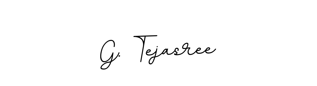 Design your own signature with our free online signature maker. With this signature software, you can create a handwritten (BallpointsItalic-DORy9) signature for name G. Tejasree. G. Tejasree signature style 11 images and pictures png