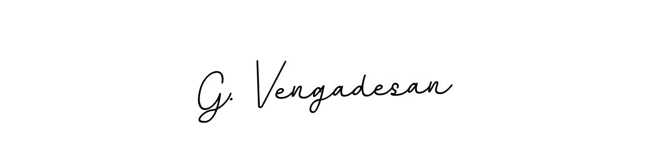 How to make G. Vengadesan name signature. Use BallpointsItalic-DORy9 style for creating short signs online. This is the latest handwritten sign. G. Vengadesan signature style 11 images and pictures png