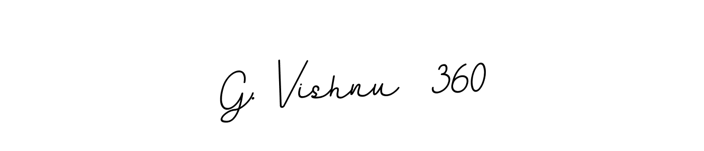 Also we have G. Vishnu  360 name is the best signature style. Create professional handwritten signature collection using BallpointsItalic-DORy9 autograph style. G. Vishnu  360 signature style 11 images and pictures png