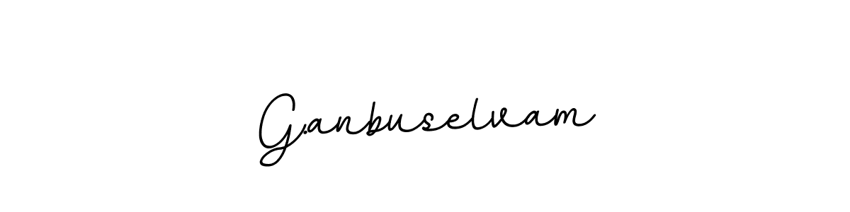 Design your own signature with our free online signature maker. With this signature software, you can create a handwritten (BallpointsItalic-DORy9) signature for name G.anbuselvam. G.anbuselvam signature style 11 images and pictures png