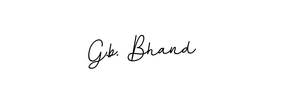 Similarly BallpointsItalic-DORy9 is the best handwritten signature design. Signature creator online .You can use it as an online autograph creator for name G.b. Bhand. G.b. Bhand signature style 11 images and pictures png