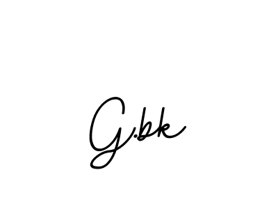 How to Draw G.bk signature style? BallpointsItalic-DORy9 is a latest design signature styles for name G.bk. G.bk signature style 11 images and pictures png