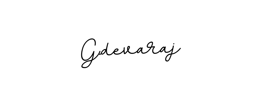 Use a signature maker to create a handwritten signature online. With this signature software, you can design (BallpointsItalic-DORy9) your own signature for name G.devaraj. G.devaraj signature style 11 images and pictures png