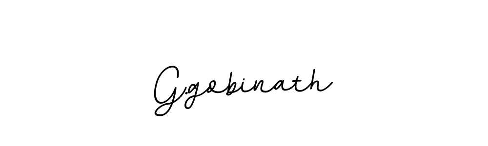 How to make G.gobinath name signature. Use BallpointsItalic-DORy9 style for creating short signs online. This is the latest handwritten sign. G.gobinath signature style 11 images and pictures png